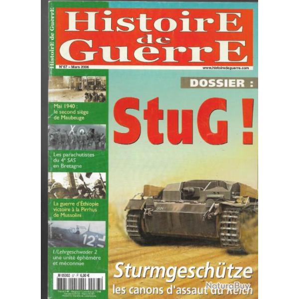 sturmgeschutze , 4e sas en bretagne , mai 1940 si�ge de maubeuge , revue histoire de guerre
