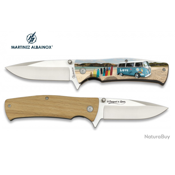 Offrez ce Couteau Pliant WW et Surf  3D  Lame de 8.8 cm