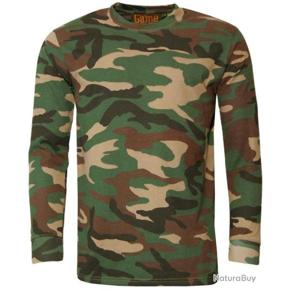 T-shirt � manches longues camouflage GT