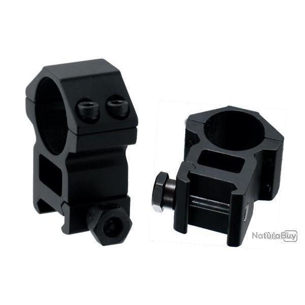 Bague haut, tube de mm 25,4 (1""), rail Weaver / Picatinny - UTG Leapers