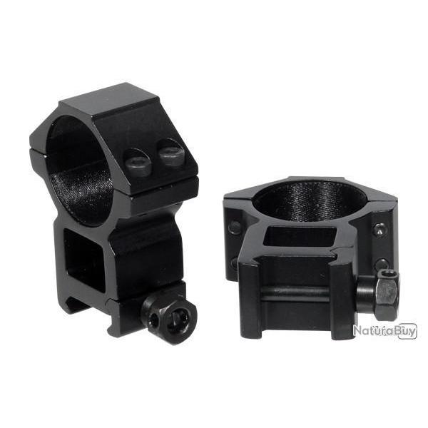 Bague haut, tube de 30 mm, rail Weaver / Picatinny - UTG Leapers