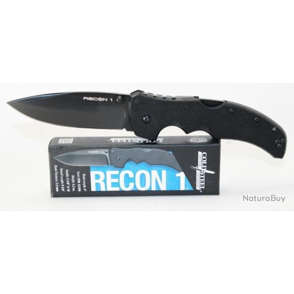 Couteau Cold Steel Recon 1 Lame Acier CPM S35VN Manche G-10 Lockback CS27BS