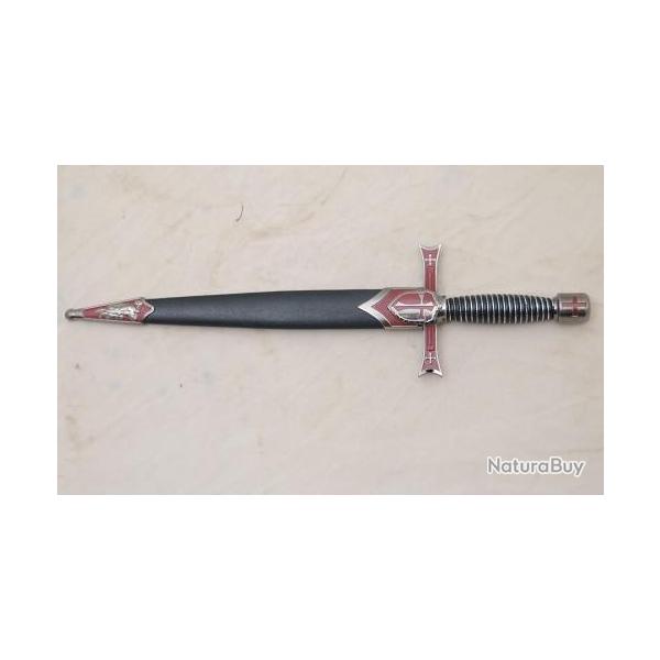 Dague Templire Thibaud Gaudin de 39 cm