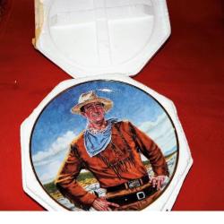 Assiette commemorative john wayne Ann&eacute;e 80-90