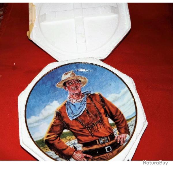 Assiette commemorative john wayne Ann�e 80-90