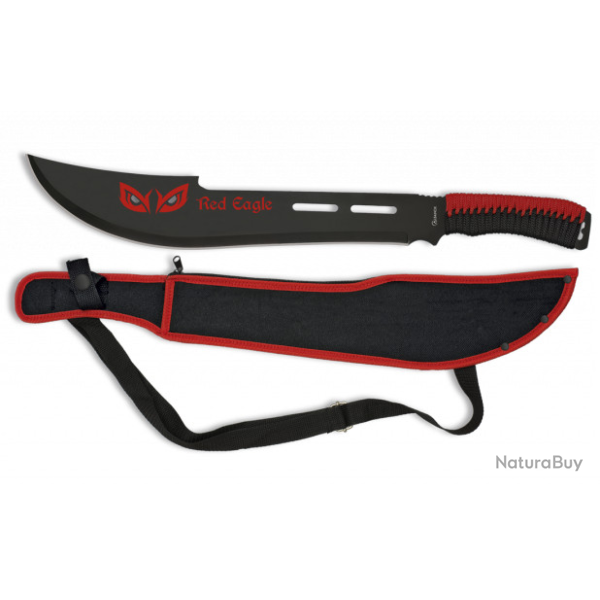 Machette Red Eagle  de 61 cm  lame courb�  avec �tui en nylon � offrir