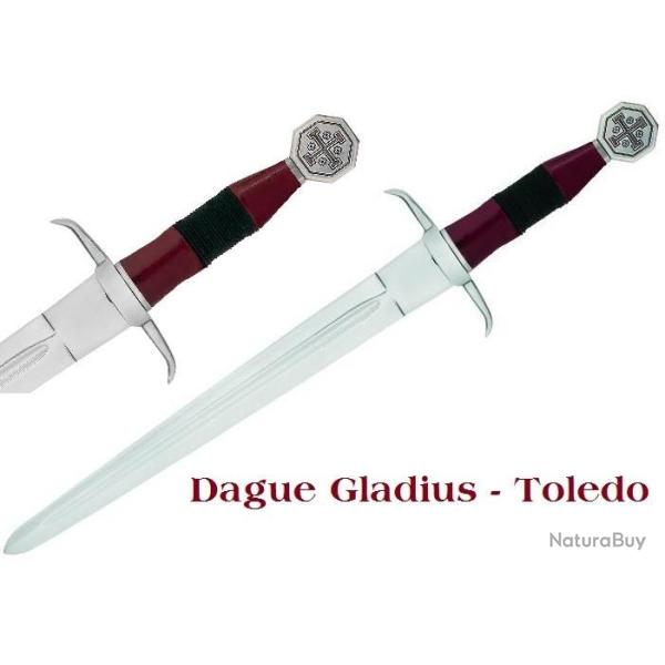 Dague de Combat JERUSALEM avec fourreau cuir