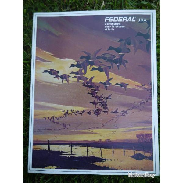 catalogue munitions FEDERAL USA cartouches pour la chasse et le tir