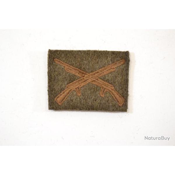 Patch attribus specialiste insigne de bras tireur FM Fran�ais deuxi�me guerre mondiale France WWII