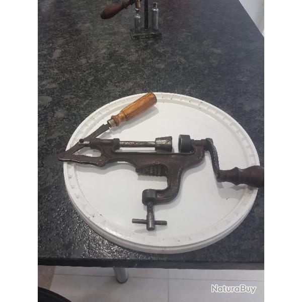 gros sertisseur a broche a levier en calibre 16