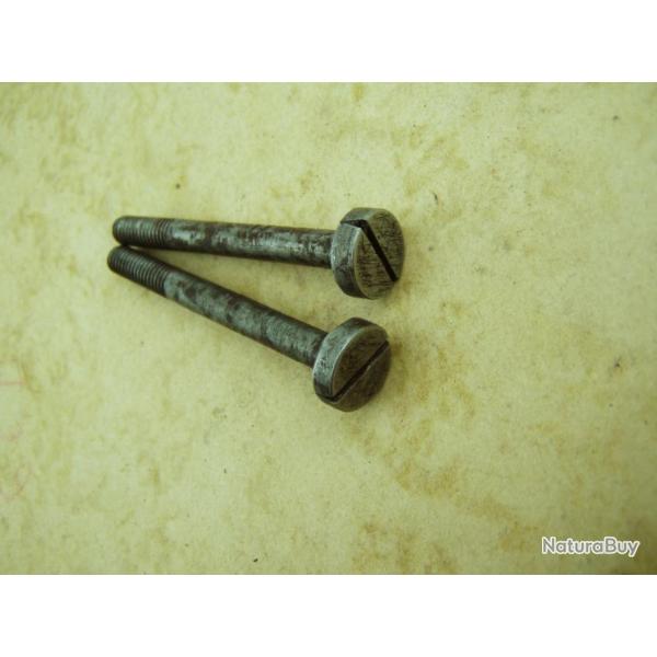 2 vis de platine de fusil  reglementaire 1777 - an 9 ou 1822. (bon �tat).
