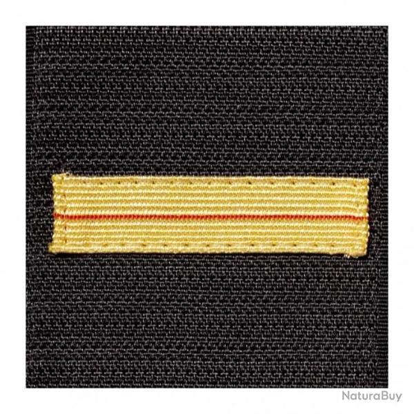 Galon poitrine GENDARMERIE D�PARTEMENTALE souple grade ADJUDANT