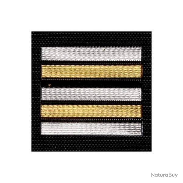 Galon poitrine GENDARMERIE D�PARTEMENTALE plastique grade LIEUTENANT COLONEL