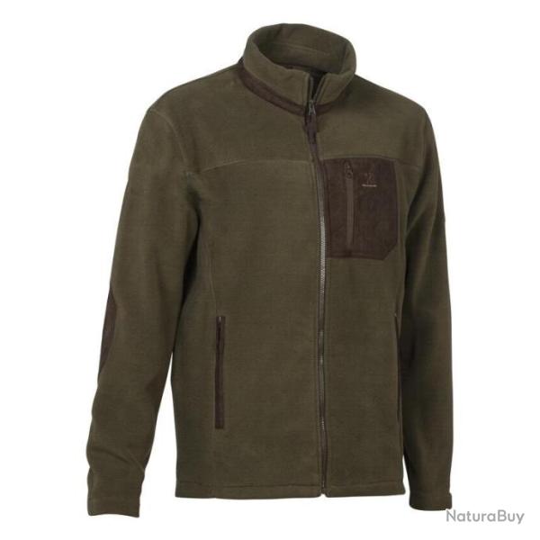 Blouson avec Broderie Sanglier Percussion Polaire Chasse Cor - Taille L