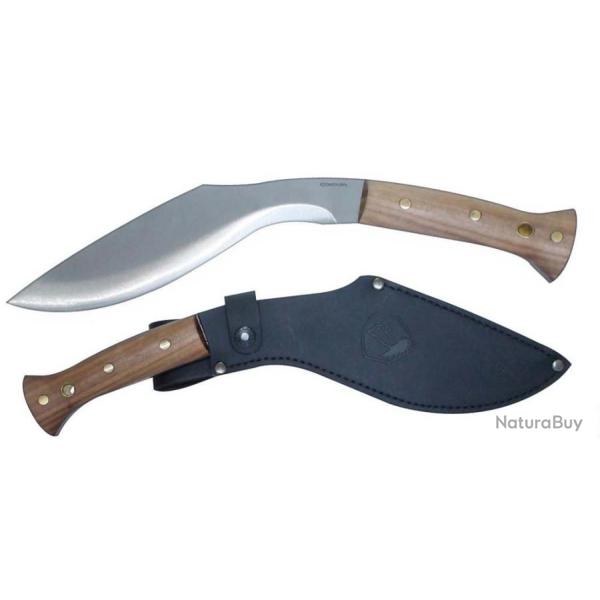 Couteau Condor Heavy Duty Kukri Gurkha Carbone 1075 Manche Bois Etui Cuir El Salvador CTK181310HC