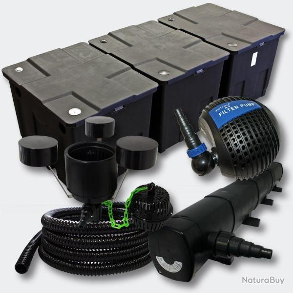 Kit:Filtration de Bassin 90000l 72 Watts UVC St�rilisateur Pompe Skimmer 4216467