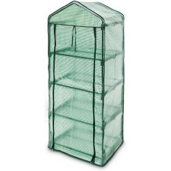 Serre de jardin m&eacute;tal 70 x 160 x 50 cm jardinage plante plastique 1613004