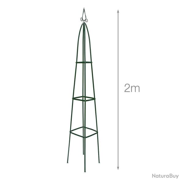 Arc tuteur pour rosiers plante grimpante jardin vert fonc� 192 cm 2213002