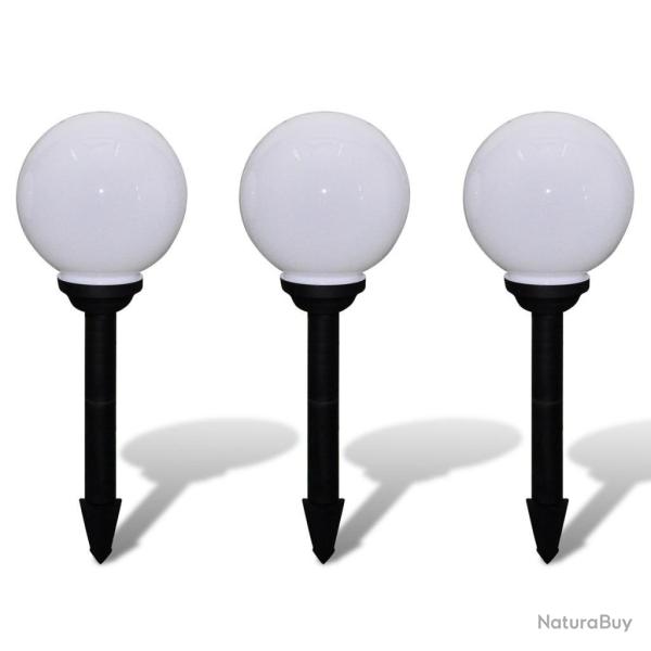 Boule solaire ext�rieure 20 cm 3 pi�ces luminaire d�coration 2402038