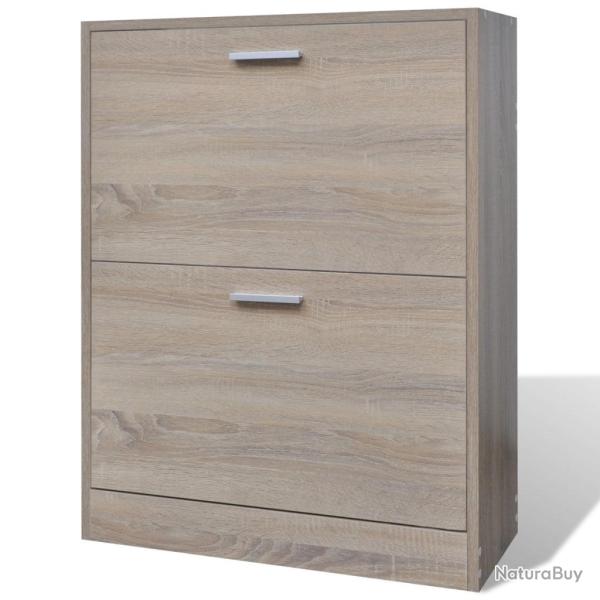 Meuble armoire � chaussure bois tiroirs 12 paires 2002041