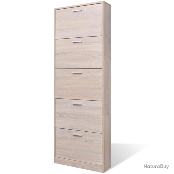 Meuble armoire � chaussure bois tiroirs entr�e chambre 15 paires 2002043