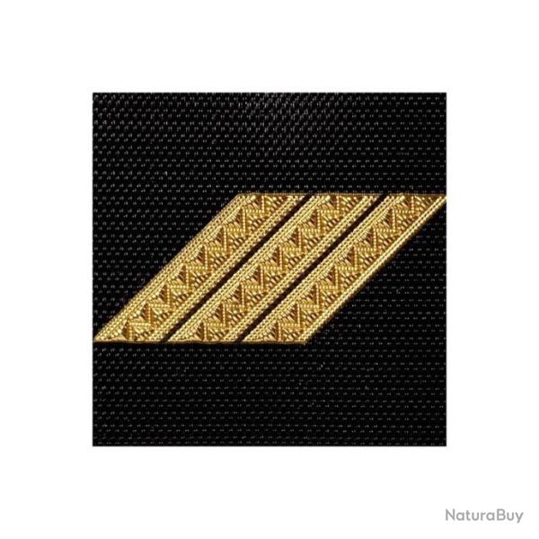 Galon poitrine GENDARMERIE MOBILE souple grade MARECHAL DES LOGIS CHEF