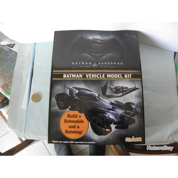 construire maquette batmobile et batwing neuf en boite