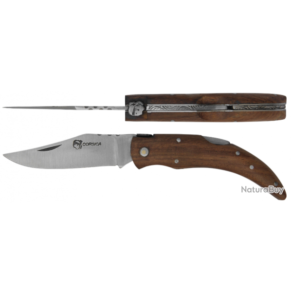 Couteau Berger Corse en bois de palissandre