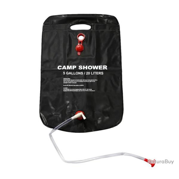 Douche Solaire de Camping/Outdoor 10 Litres Solar Shower