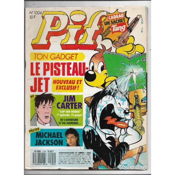 bd pif n 1004 sans gadget mais avec poster michael jackson