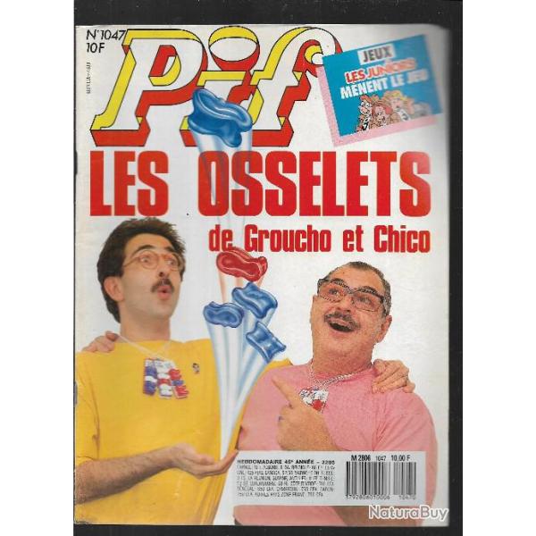 bd pif n 1047 sans gadget mais avec poster france gall
