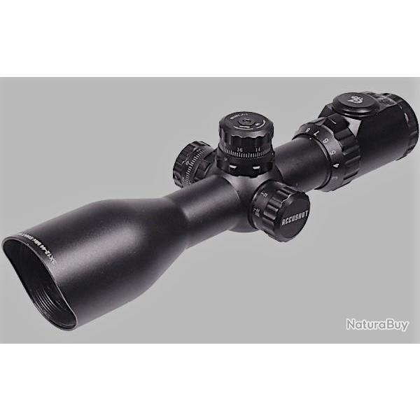 Lunette de tir compacte UTG Mildot illumin 3-12 x 44 mm