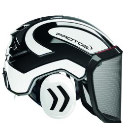 Casque Protos Forest noir blanc