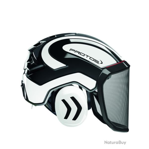 Casque Protos Forest noir blanc