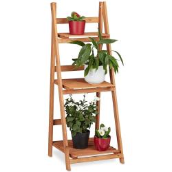 Escalier &eacute;tag&egrave;re meuble pour plantes bois 107 cm 2013079/2
