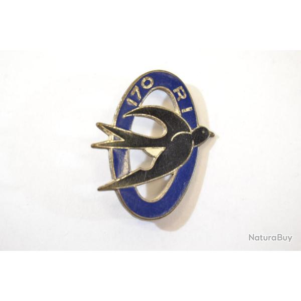 Insigne / pucelle 170� R�giment d?Infanterie, DRAGO G2035, sans devise, �mail, 36mm x 29mm? 170 RI