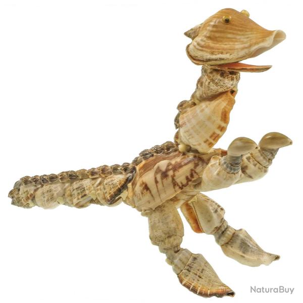 Dinosaure brachiosaure fabriqu� avec des coquillages