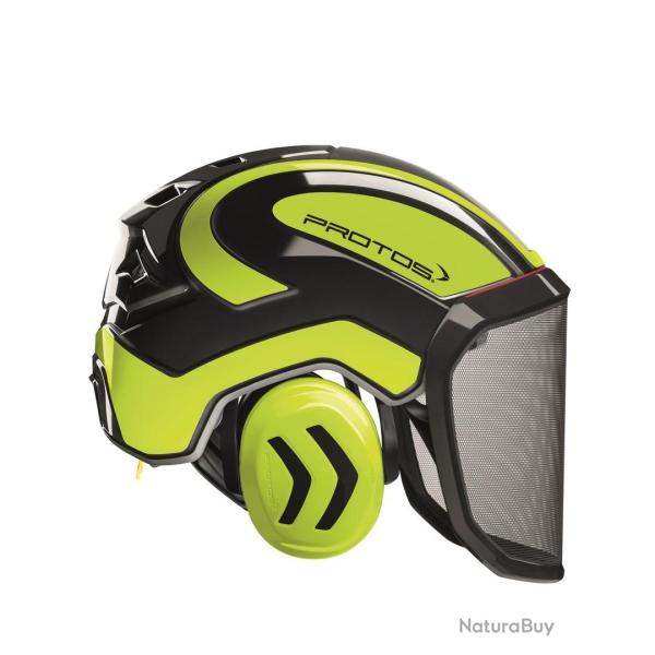 Casque Protos Forest olive jaune