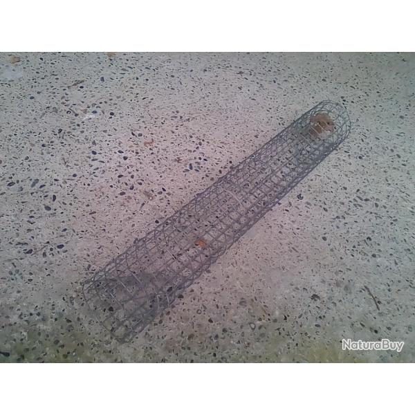 pi�ge � lapin tubulaire, double trappe, diam�tre 13cm, longueur 81cm