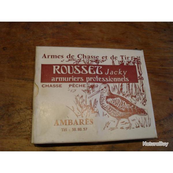 Cartouches calibre 12 Rousset Jacky