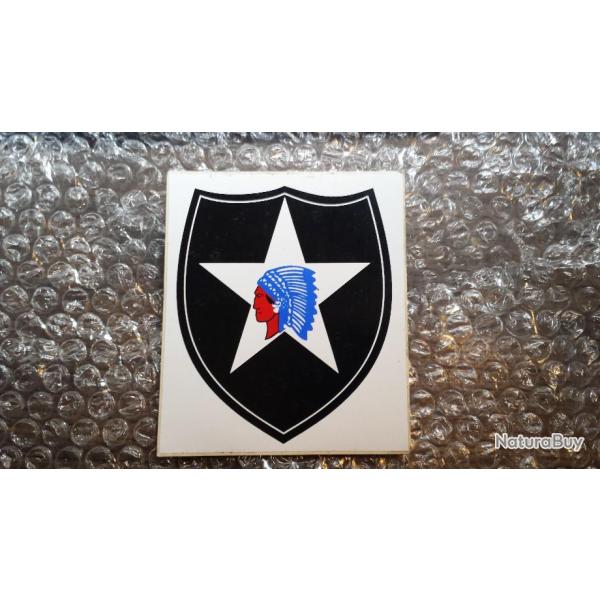 Autocollant de la 2 Division d'Infanterie US