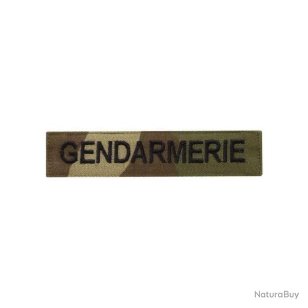 Bande poitrine tissu GENDARMERIE Camouflage  velcro