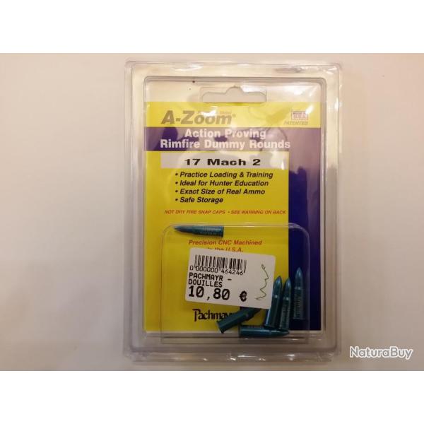 Douille de manipulation (x6) A-Zoom cal. 17 MATCH 2 SUPER PROMO !!!