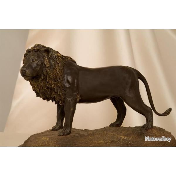 BRONZE ANIMALIER - LION ENTIER