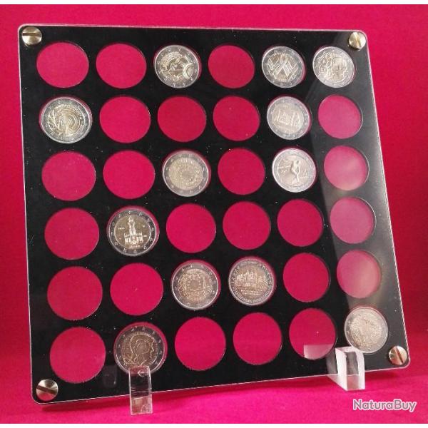 Pr�sentoir pour monnaies de 2� PRE09