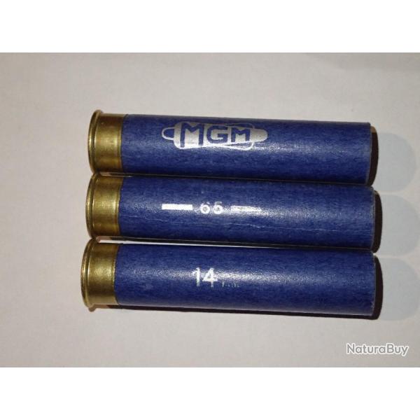 Douilles de chasse carton MGM Calibre 14mm/65 - prix pour 100 - d�gressif selon quantit�