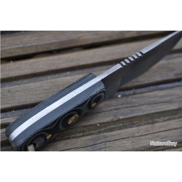 PETIT COUTEAU BUSHCRAFT AVEC GAINE - COUTEAU DE CHASSE DAMAS