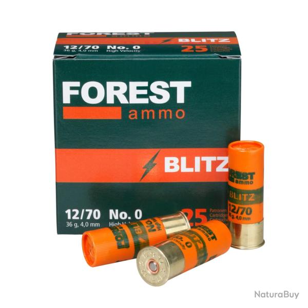 Cart. de chasse  plombs Blitz HV (High Velocity), 4,0mm (Calibre: 12/70)