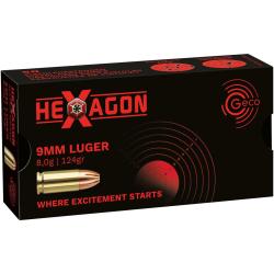 9 mm Luger, Hexagon SX 124 grs. (Calibre: .9mm Luger)