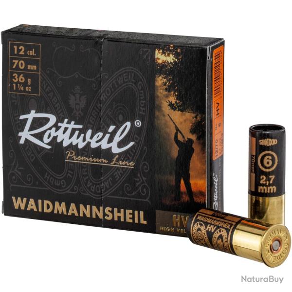 12/70, Waidmannsheil Plastique (36gr-2,7mm) (Calibre: 12/70)